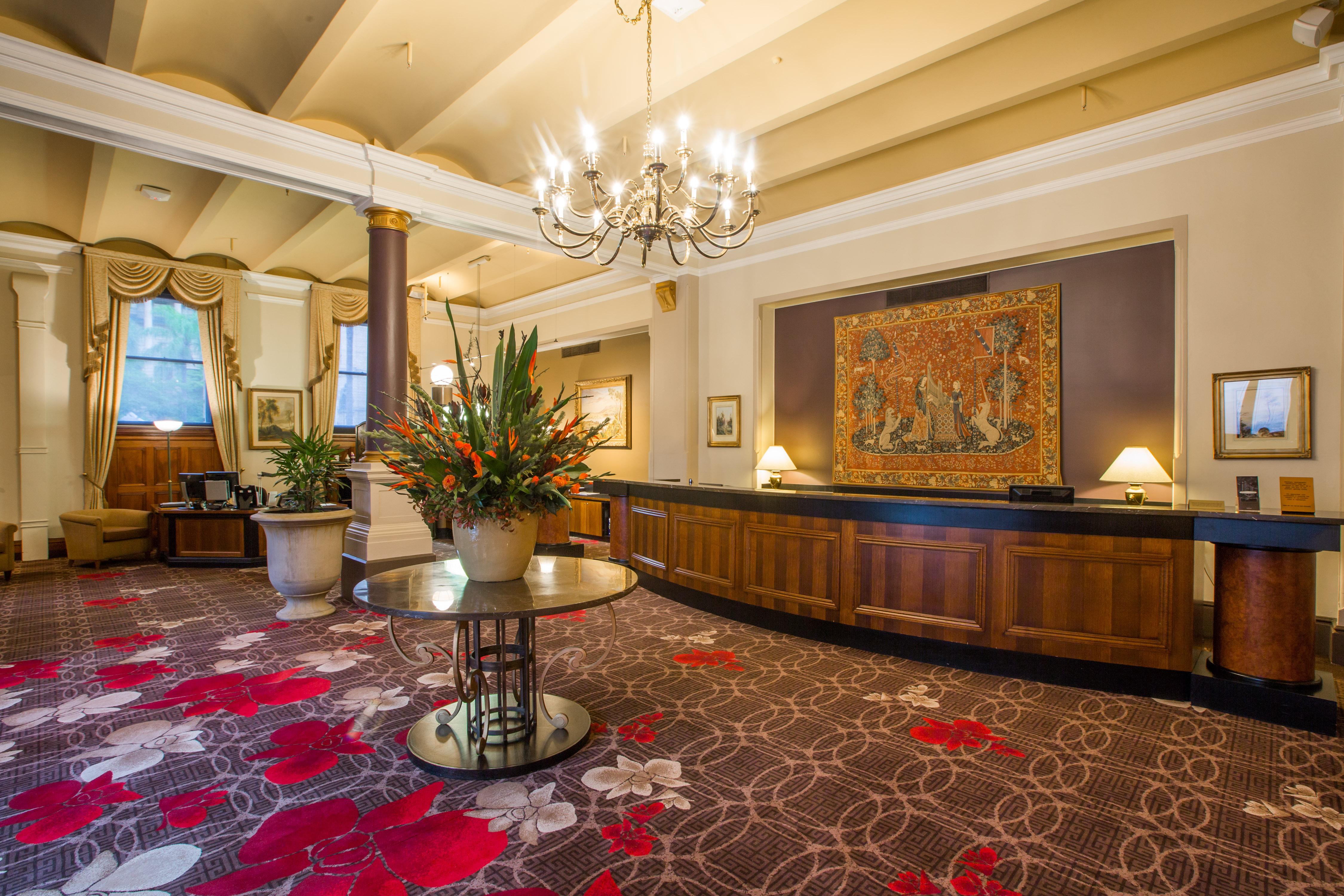 ホテル トレジャリー ブリスベン エクステリア 写真 The lobby of the hotel