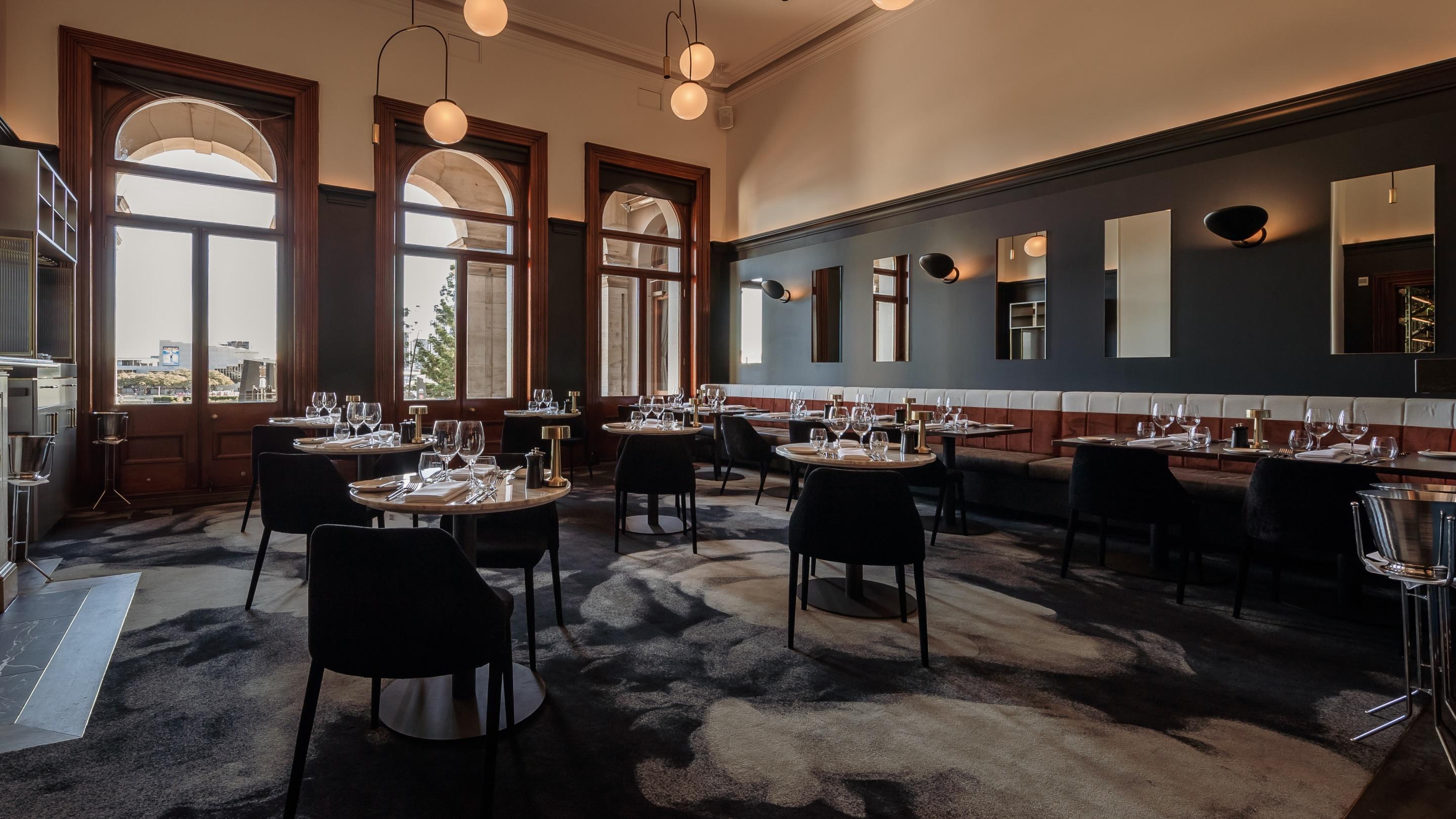 ホテル トレジャリー ブリスベン エクステリア 写真 Interior of the restaurant